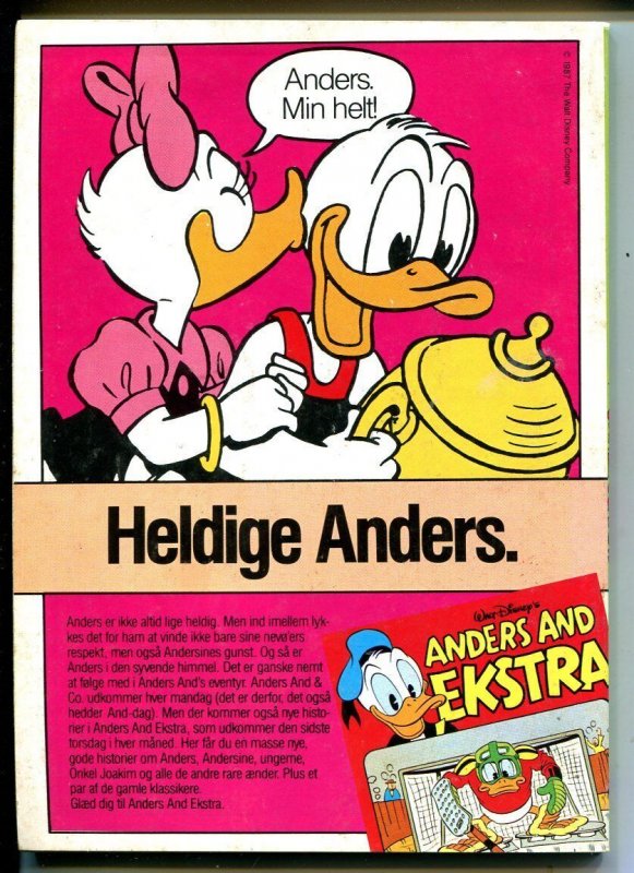 Onkel Joakim #8 1988-Disney-Danish-Uncle Scrooge-Carl Barks-Mickey Mouse-VG