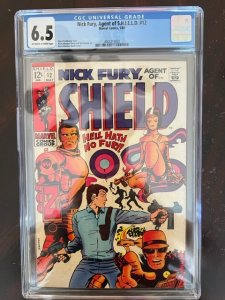 Nick Fury, Agent of SHIELD #12 (1969) - CGC 6.5