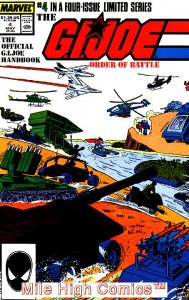 GI JOE ORDER OF BATTLE (1986 Series) #4 Near Mint Comics Book