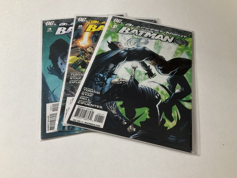 Blackest Night Batman 1-3 1 2 3 Nm Near Mint DC Comics 