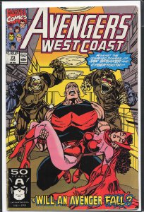 Avengers West Coast #73 (1991) West Coast Avengers / Avengers West Coast