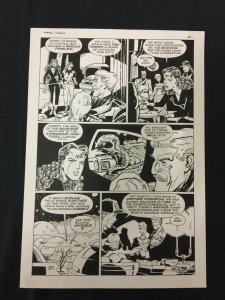 Captain Cosmos Page 32 Original Art Joe Stanton Nicola Cuti Space Opera