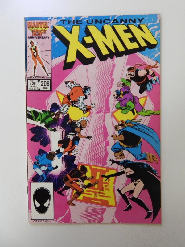 The Uncanny XMen 208 (1986) VF+ condition Comic Books Copper Age