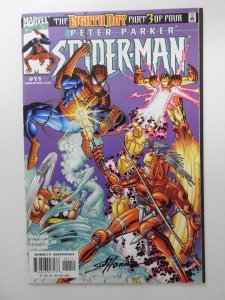 Peter Parker: Spider-Man #11 (1999) Signed Scott Hanna! Insert Intact NM- Cond!