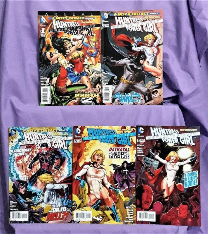 WORLDS FINEST #1 - 32 Huntress Power Girl George Perez DC New 52 (DC 2012)