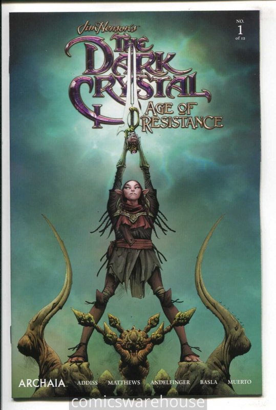 JIM HENSON DARK CRYSTAL AGE OF RESISTANCE (2019 BOOM) #1 SECOND PRINT VA BMB7WX