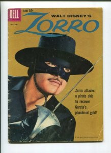 DELL ZORRO #8 (4.0) ATTACKS A PIRATE SHIP 1960