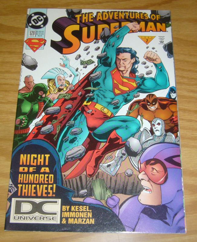 Adventures of Superman #520 FN dc universe variant - karl kesel -stuart  immonen