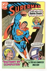 Superman Supergirl Radio Shack ORIGINAL Vintage 1981 DC Comics