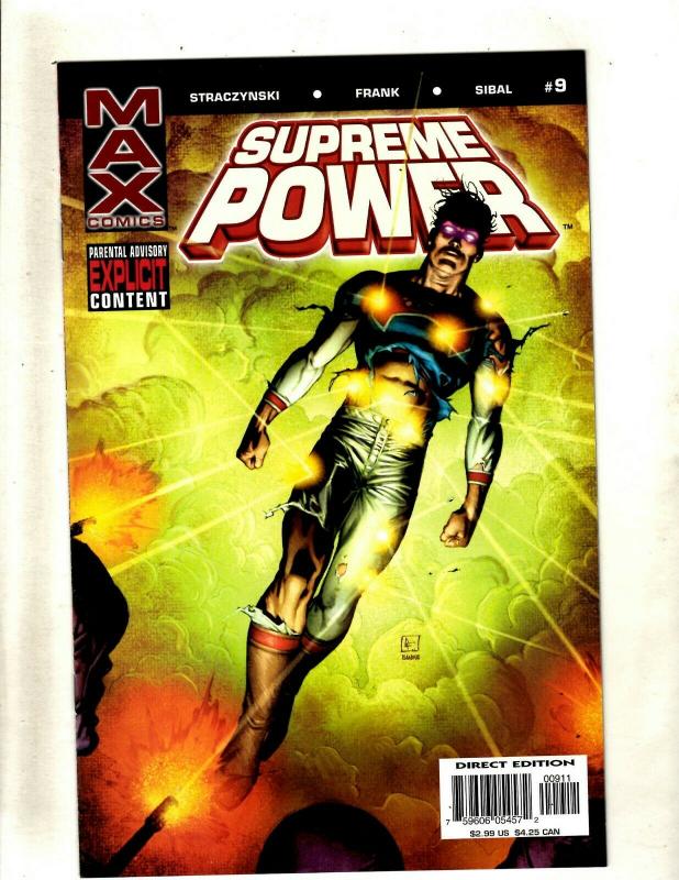 Lot of 10 Supreme Power Max Comic Books #9 10 11 12 13 14 15 16 17 18 HY7