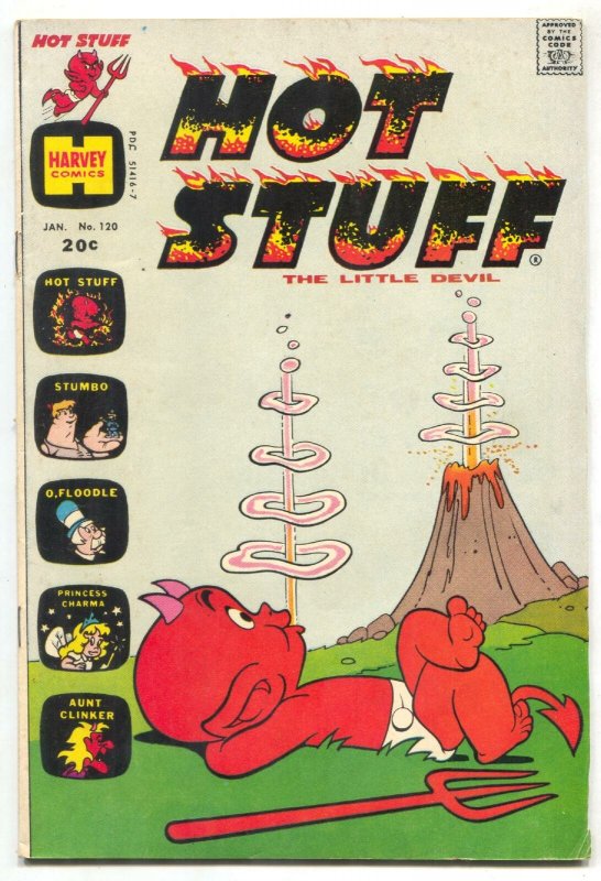 Hot Stuff #120 1974- Smoke ring cover FN-