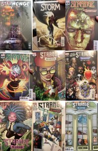 Lot of 9 Comics (See Description) Strange Academy, Strange, Storm, Strange Ac...