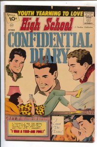 High School Confidential Diary #9 1961-Charlton -Teen-Age Fool=time travel stor