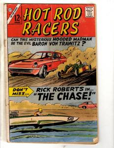 Hod Rod Racers # 12 VG Charlton Comic Book Rick Roberst The Chase FH2