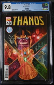 Thanos #1 CGC 9.8 Infinity Gauntlet 1 1991 Homage Cover Variant Marvel 2023 Noto