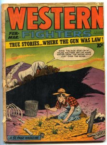 Western Fighters #6 1949-Hillman-Custer's Last Stand-Pecos Bill-Apache Kid G