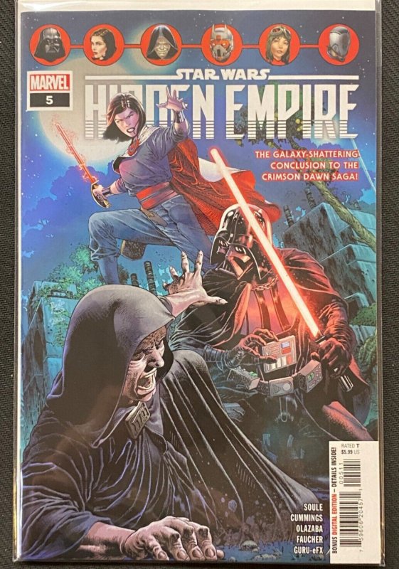 Star Wars Hidden Empire 5 (of 5) Comic Book 2023 Marvel Comic