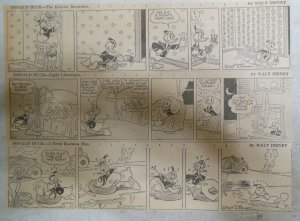 (79) Donald Duck Dailies by Walt Disney from 7-9,1939 Size 3 x 10 inches Year #2