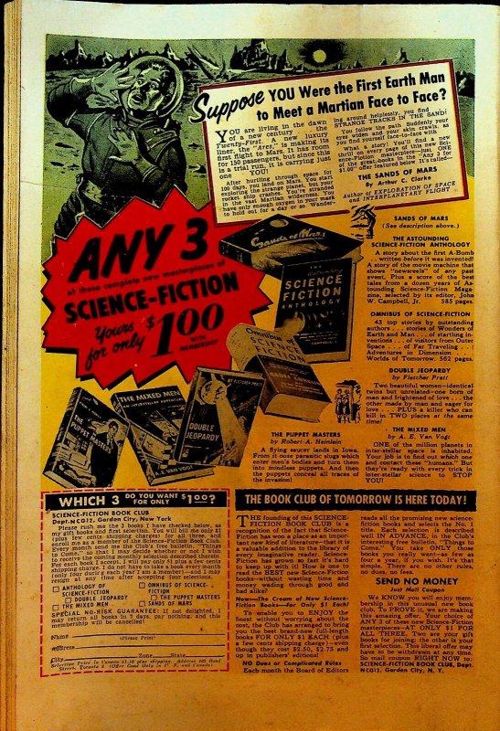 Real Screen Comics 69 DC Comics Fox & the Crow Seal Juggle Nose 1953