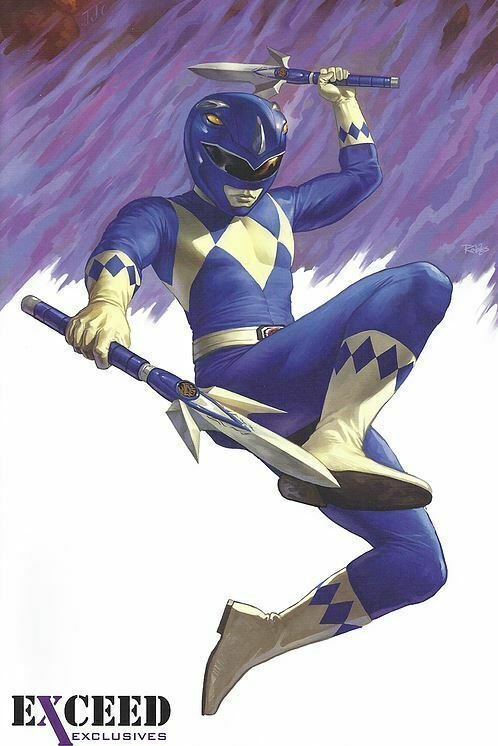 Mighty Morphin Power Rangers #3 Blue Ranger Exceed Exclusive Jesse James Comics