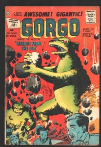 Gorgo #7-1962-Charlton-based on the MGM horror film-fight commies