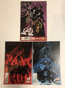 New Avengers (2013) # 8 9 10 (NM) 1st App Black Order | Thanos App