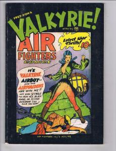 Fred Kida's Valkyrie # 1 Air Fighters Comics Intro By Alex Toth Airboy 1982 J55