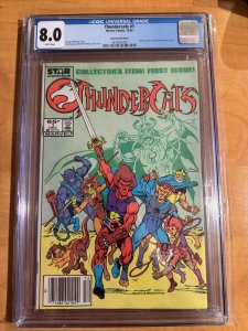 Thundercats #1 (1985) Newsstand CGC 8.0