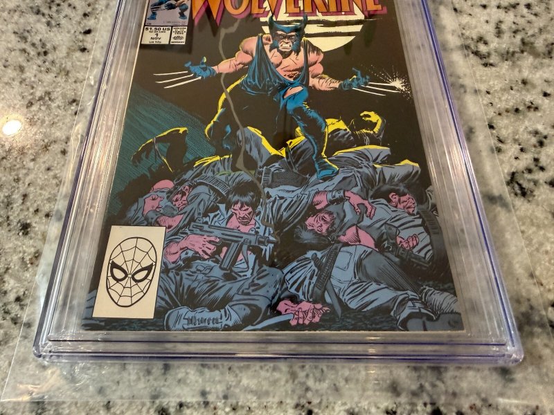 Wolverine # 1 CGC Graded 9.0 Marvel Comic Book 1988 Patch John Byrne X-Men JH24