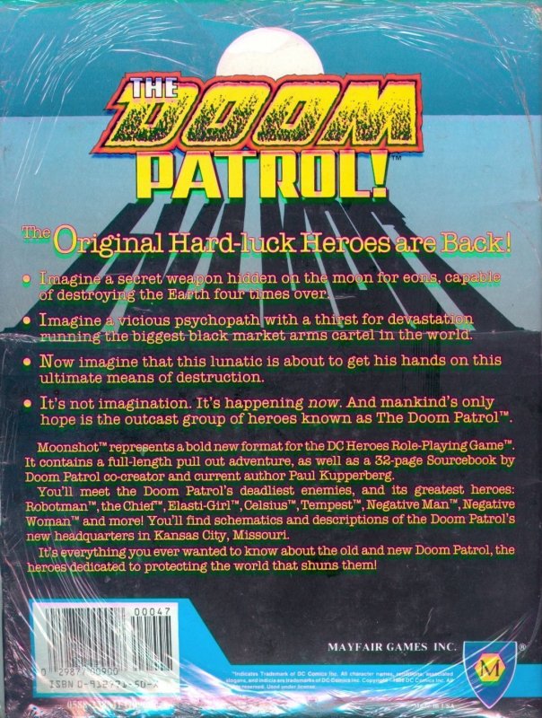 Moonshot - Doom Patrol   Heroes Role Playing Module (DC) (1988)