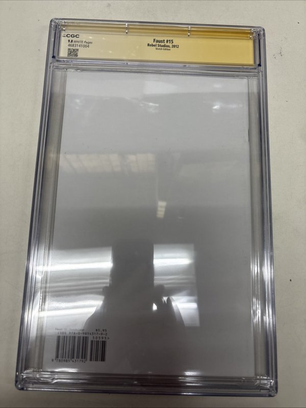 Faust (2012) # 15 (CGC 9.8 SS) Signed & Sketch Tim Vigil * Love Of The Damned