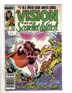 Lot Of 8 Vision & Scarlet Witch Marvel Comic Books # 1 2 3 4 5 6 (2) 8 OF45 