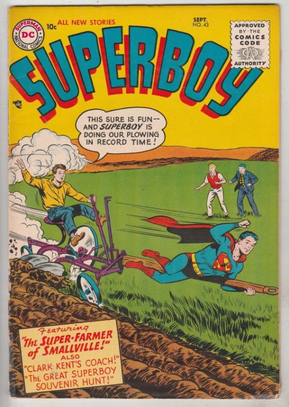 Superboy #43 (Sep-55) FN+ Mid-High-Grade Superboy