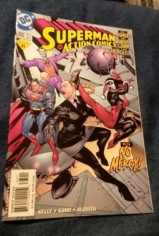 Action Comics #765 (2000, DC) VF- Harley Quinn Appearance! Joker Superman movie