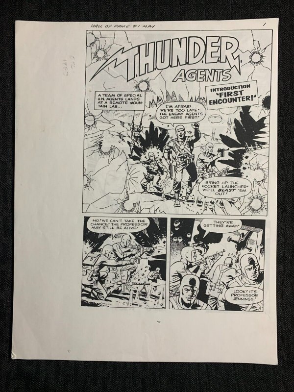 1983 THUNDER AGENTS HALL OF FAME #1 First Comics 39pg Preview FN 6.0 Wally Wood