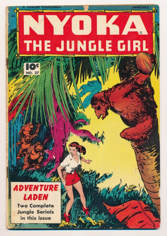 Nyoka the Jungle Girl (1945 Fawcett) #27 VG+
