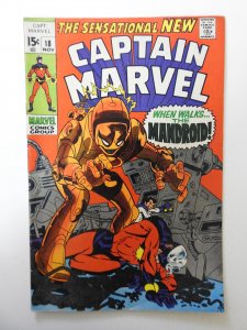 Captain Marvel #18 (1969) VG Condition!