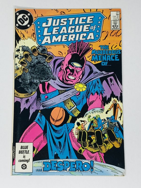 Justice League of America #251 (1986) YE20