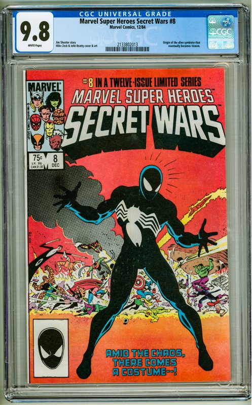 Marvel Super Heroes Secret Wars #8 CGC 9.8! See description