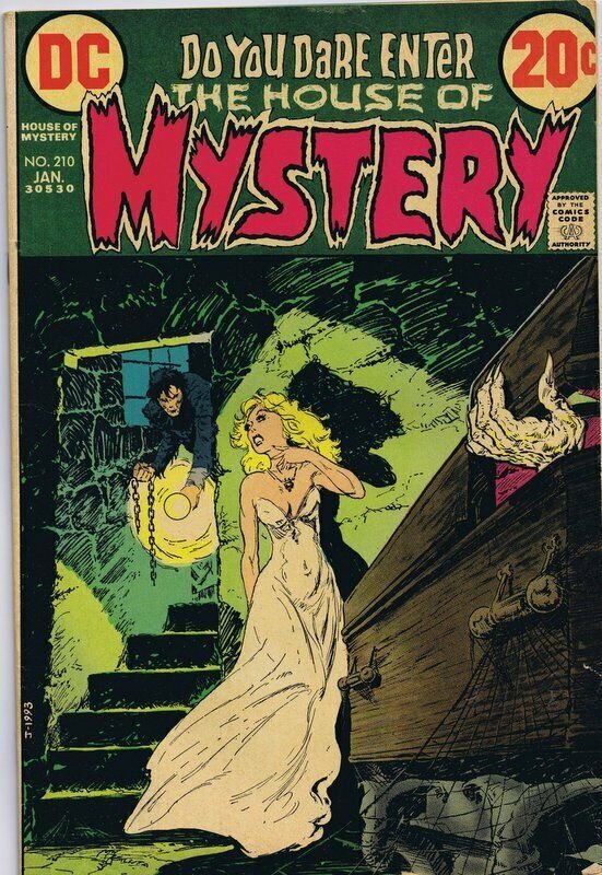 House of Mystery #210 ORIGINAL Vintage 1973 DC Comics GGA