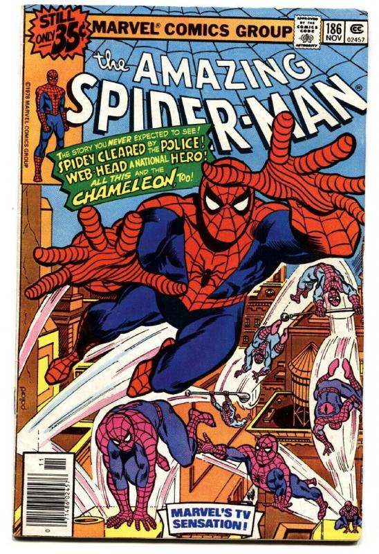 Amazing Spider-Man #186 comic book 1978- Chameleon - Marvel Comics