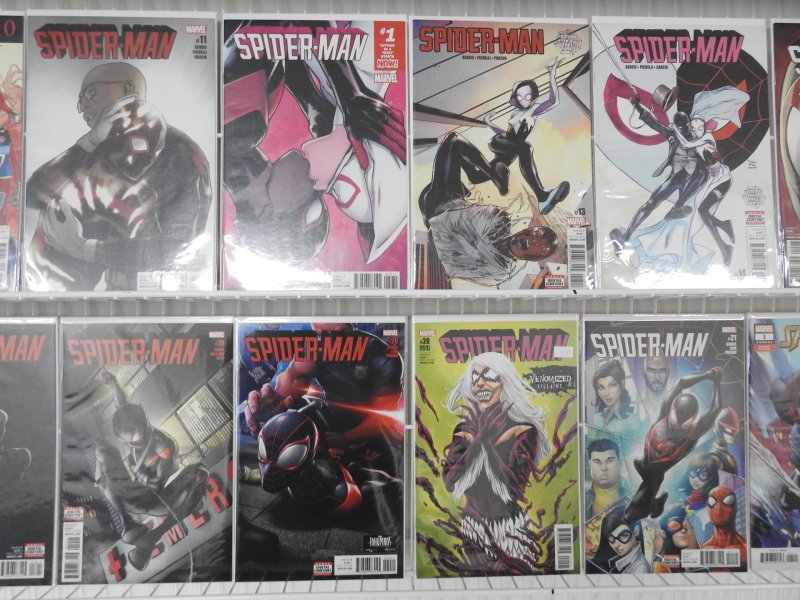 Spider-Man (2016) Complete Set 1-21! Plus Variant Annual & 2 Variants! Avg NM-!