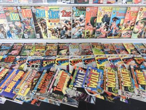 Huge Lot 180 Mostly Bronze Comics W/ Action Comics, G. I. Combat, +More! Avg FN!