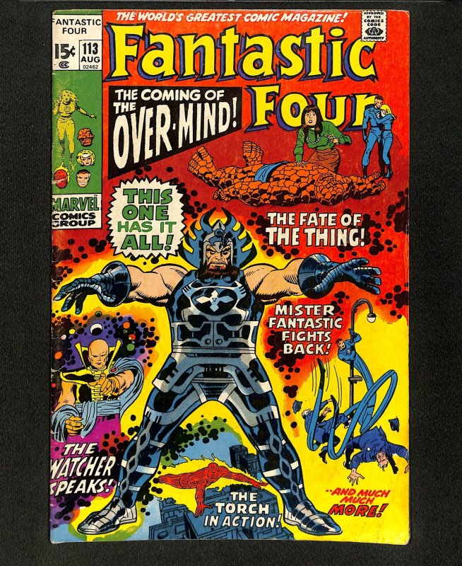 Fantastic Four #113 1st Overmind!