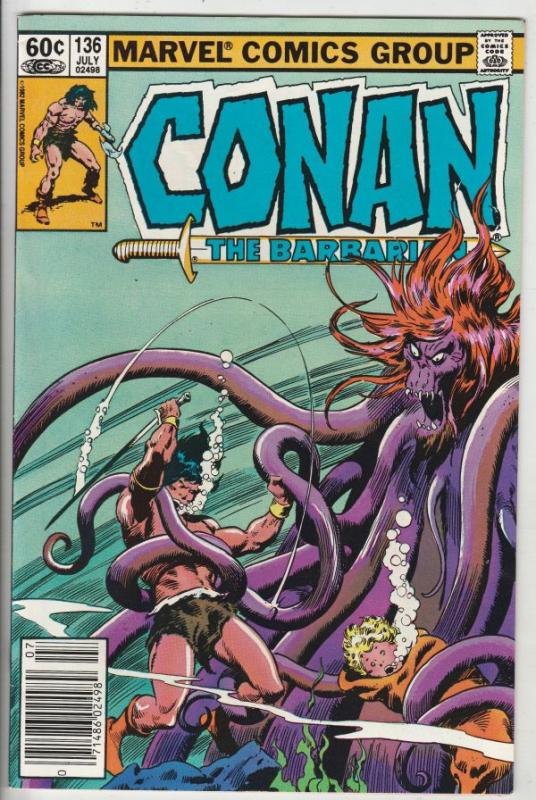 Conan the Barbarian #136 (Jul-82) NM- High-Grade Conan the Barbarian