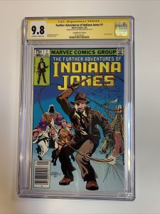 Further Adventures Of Indiana Jones (1983) # 1 (CGC 9.8 WP SS) CPV Remark Austin 