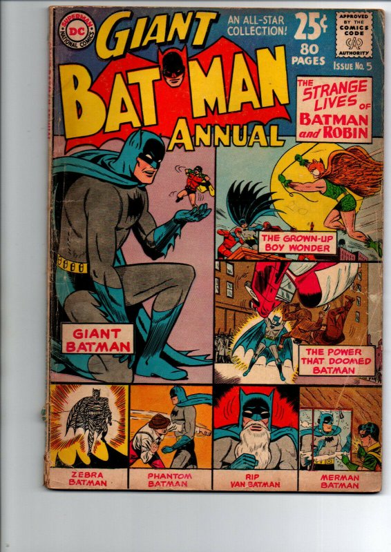 Batman Annual #5  - 1963 - Good/Very Good