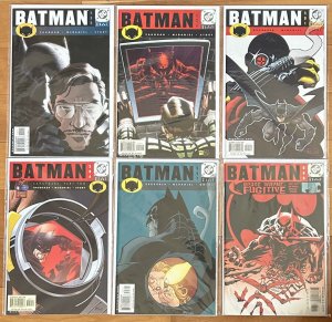 Batman #589,590,591,594,597,600 DC Comics 2001 NM Lot