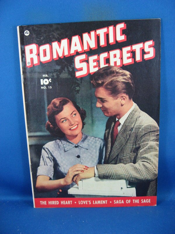 ROMANTIC SECRETS 15 F FAWCETT PHOTO CVR 1951