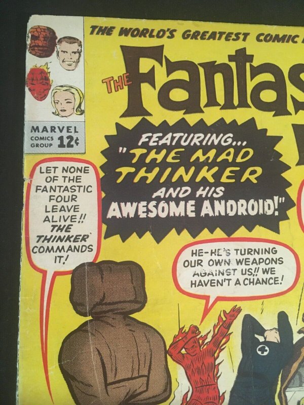 THE FANTASTIC FOUR #15 Fair/Good Condition